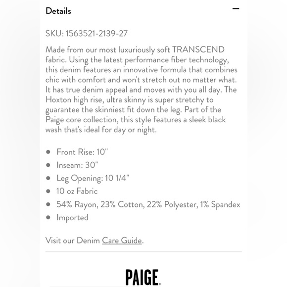 Paige Hoxton Ultra Skinny Jeans in Black Shadow - Picture 6 of 12